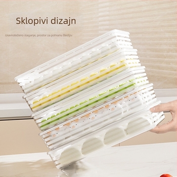 Kutija za knedle, plastika, sigurnost hrane, japanski stil, čuva svježinu, 40 komada