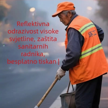 Reflektirajuća sigurnosna vest za rad na otvorenom — Marka: Good care; Materijal: Uniform Fabric; Težina: 120; Namjena: vanjski rad.