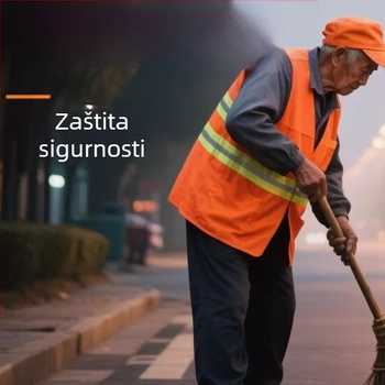 Reflektirajuća sigurnosna vest za rad na otvorenom — Marka: Good care; Materijal: Uniform Fabric; Težina: 120; Namjena: vanjski rad.