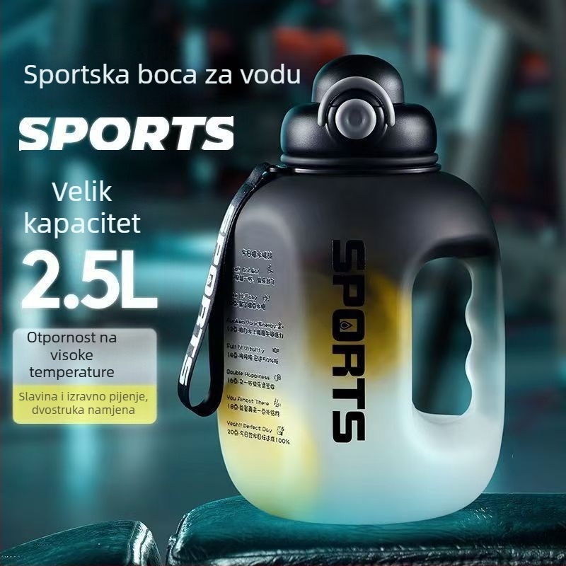 Plastična šalica s velikim trbuhom, moderan minimalistički stil, dvostruka mogućnost pića, materijal PC, dvodijelni set