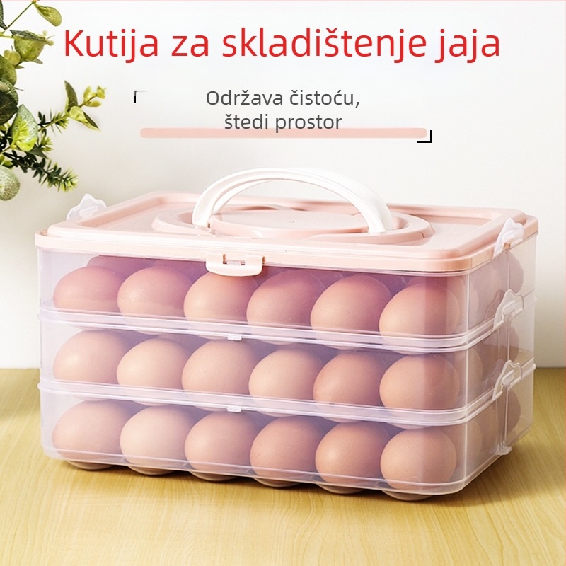 Lan Xiang kutija za pohranu jaja u hladnjaku — plastična kutija za hranu, proizvedena u Kini