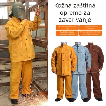 Zavarivačko zaštitno odijelo, samostojeći tip, za rad na otvorenom, otporno na habanje i toplinsku izolaciju