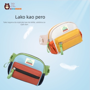 Almost a Bear dječja crossbody torba od najlona, lagana, unisex, prozračna, slatkog dizajna, proljeće 2024