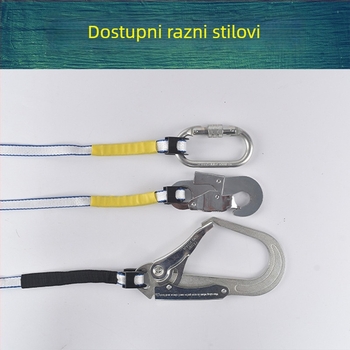 Huishun Automatski sigurnosni pojas s tipom brzinske razlike, nosivost 100 kg, duljina užeta 2 m, poliester, zaštita od pada s visine