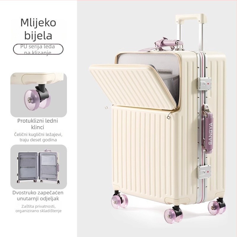 Putni kofer s ABS+PC kućištem, USB priključkom, univerzalnim kotačima, kombinacijskim zaključavanjem, težina 4,2 kg