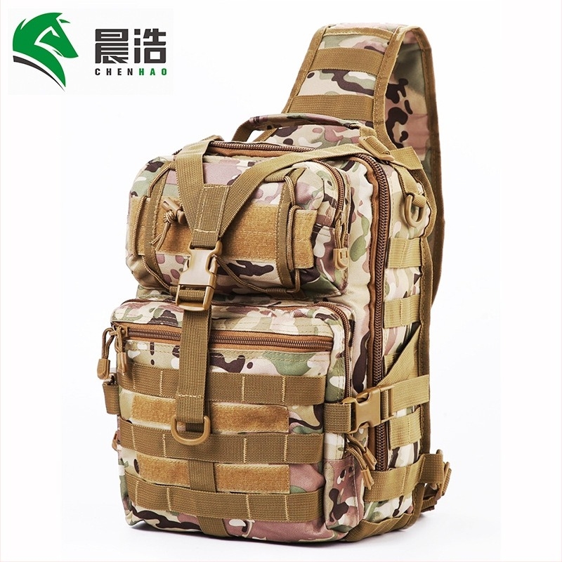 Chenhao taktička torba za rame, vodootporna kamuflaža, jednostruki remen, za patrolu, vojni stil, prijenosna