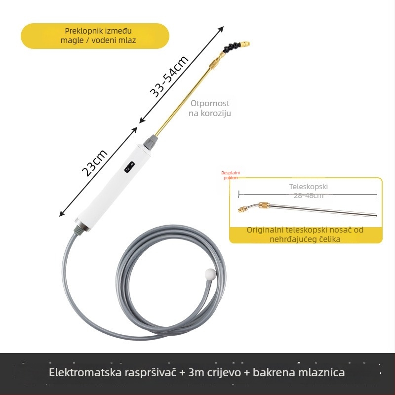 Električni sprayer za zalijevanje – atomizirajući nastavak, 25V, šifra proizvoda Ltao720322072972