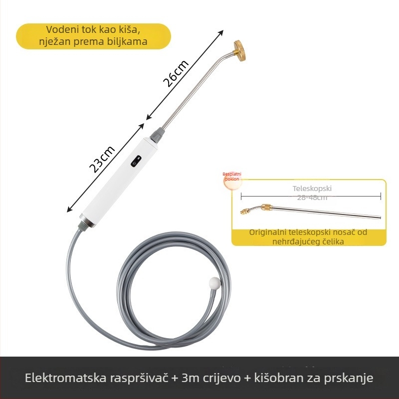 Električni sprayer za zalijevanje – atomizirajući nastavak, 25V, šifra proizvoda Ltao720322072972