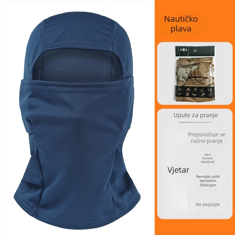 Maska za vožnju biciklom s zaštitom od vjetra i prašine, višefunkcionalni ovratnik od poliestera, unisex, pogodna za biciklizam, skijanje i ribolov