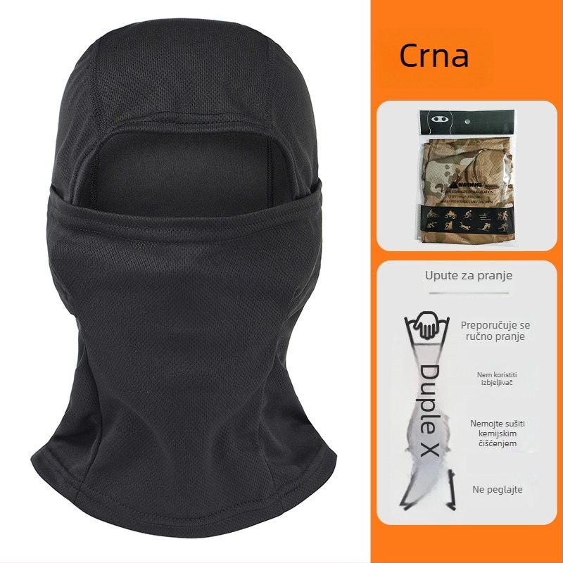 Maska za vožnju biciklom s zaštitom od vjetra i prašine, višefunkcionalni ovratnik od poliestera, unisex, pogodna za biciklizam, skijanje i ribolov