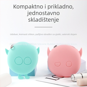 Silikonska novčanik za kovanice sa životinjskim uzorkom, gradski jednostavan stil, brend GDOMG; vodootporan, ultra lagan, otporan na rez