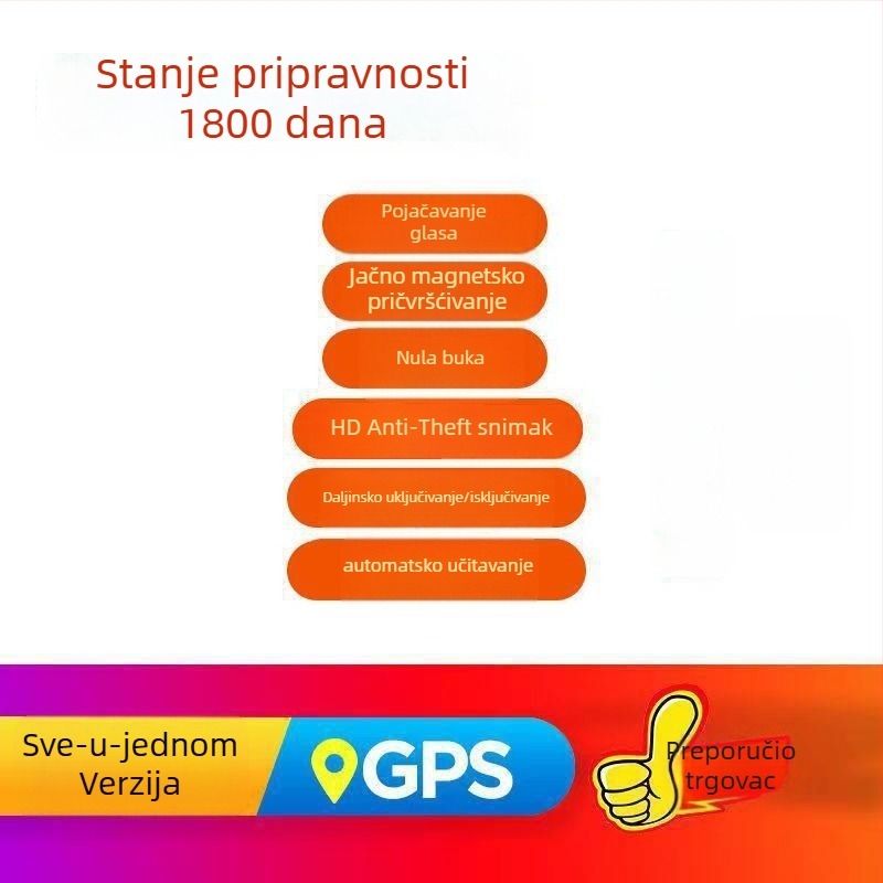 Beidou GPS lokator za automobil s zapisom, određivanjem položaja i praćenjem — zaštita od krađe i gubitka