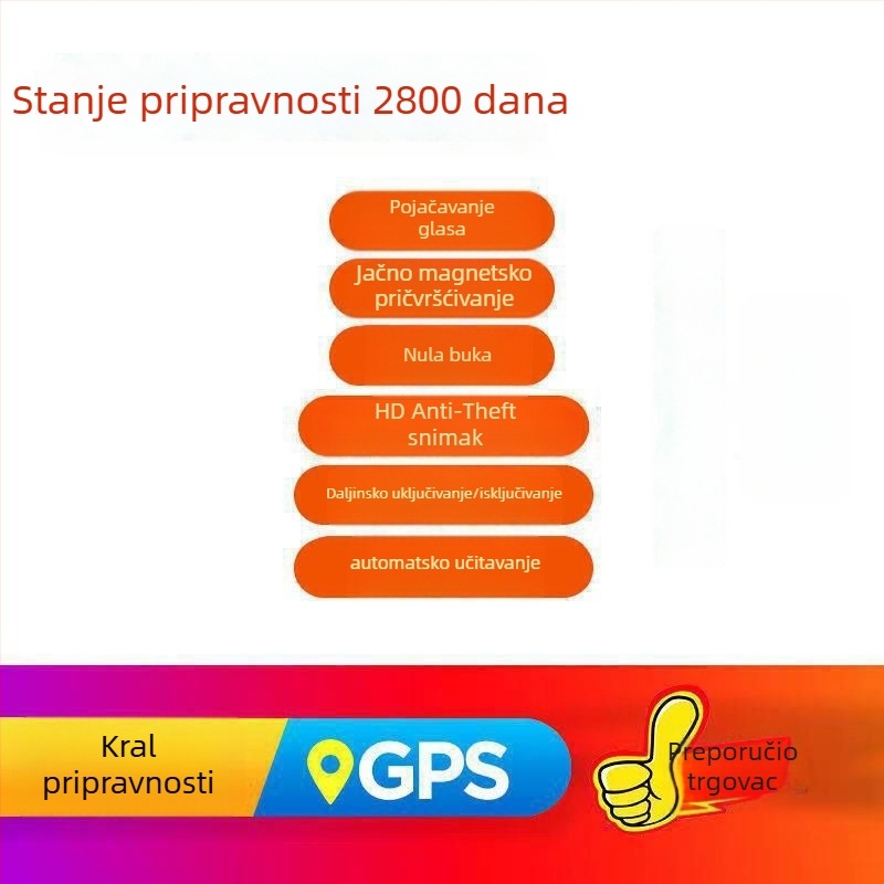 Beidou GPS lokator za automobil s zapisom, određivanjem položaja i praćenjem — zaštita od krađe i gubitka