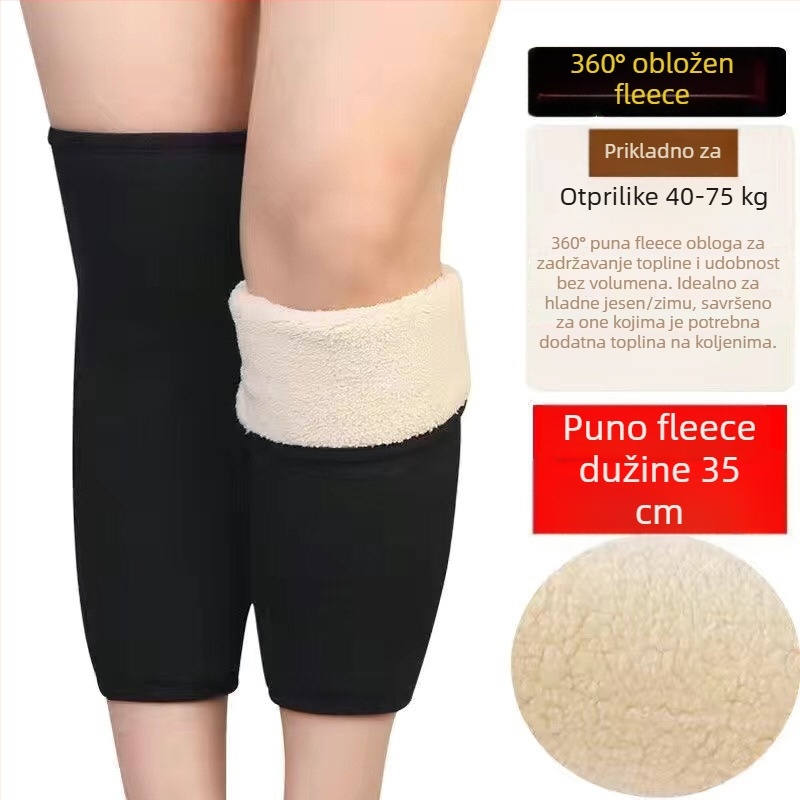 Ženske čarape iznad koljena s zaštitom listova, od spandeksa, za jesen i zimu, pogodne za druge sportove
