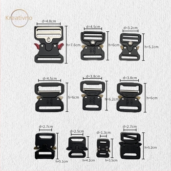 Taktička kopča za pojas od cinkovog legura, visoke čvrstoće, otporna na habanje, podesiva za pojas s webbingom