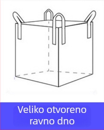Ton vreća od tkanog PP-a, otporna na habanje, ojačana debelim remenima, za prijevoznu ambalažu; tisak logotipa; nosivost 1–2 t; brand Sincerity
