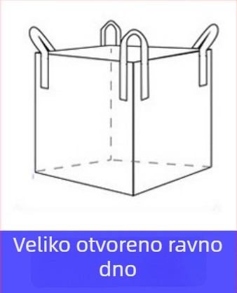 Ton vreća od tkanog PP-a, otporna na habanje, ojačana debelim remenima, za prijevoznu ambalažu; tisak logotipa; nosivost 1–2 t; brand Sincerity