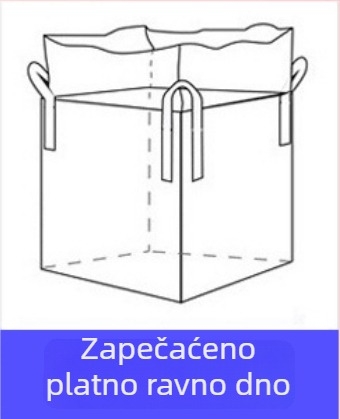Ton vreća od tkanog PP-a, otporna na habanje, ojačana debelim remenima, za prijevoznu ambalažu; tisak logotipa; nosivost 1–2 t; brand Sincerity