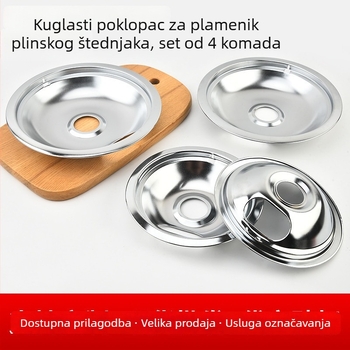 Poklopac za plamenik roštilja s posudom za kapanje ulja, posudom povrat ulja i posudom za filtriranje ulja; direktni montažni model Type A; porijeklo Yangjiang; 600 g