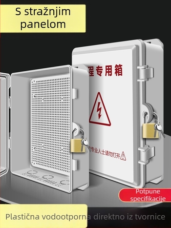 Vanjska plastična vodootporna električna kutija za distribuciju, brojilo i kutija za spojnice — industrijsko praćenje