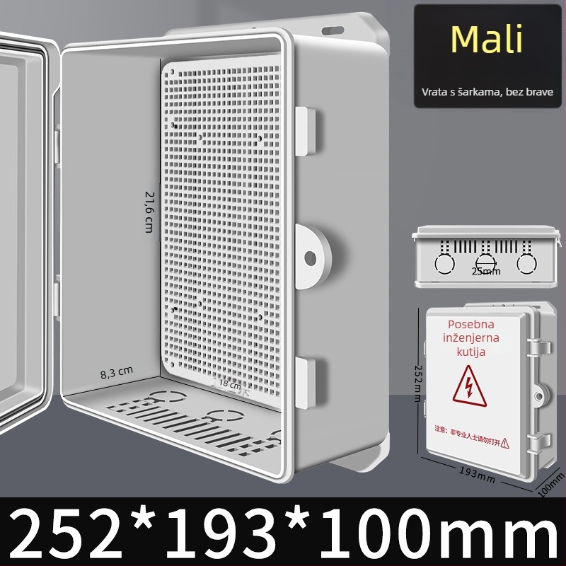 Vanjska plastična vodootporna električna kutija za distribuciju, brojilo i kutija za spojnice — industrijsko praćenje