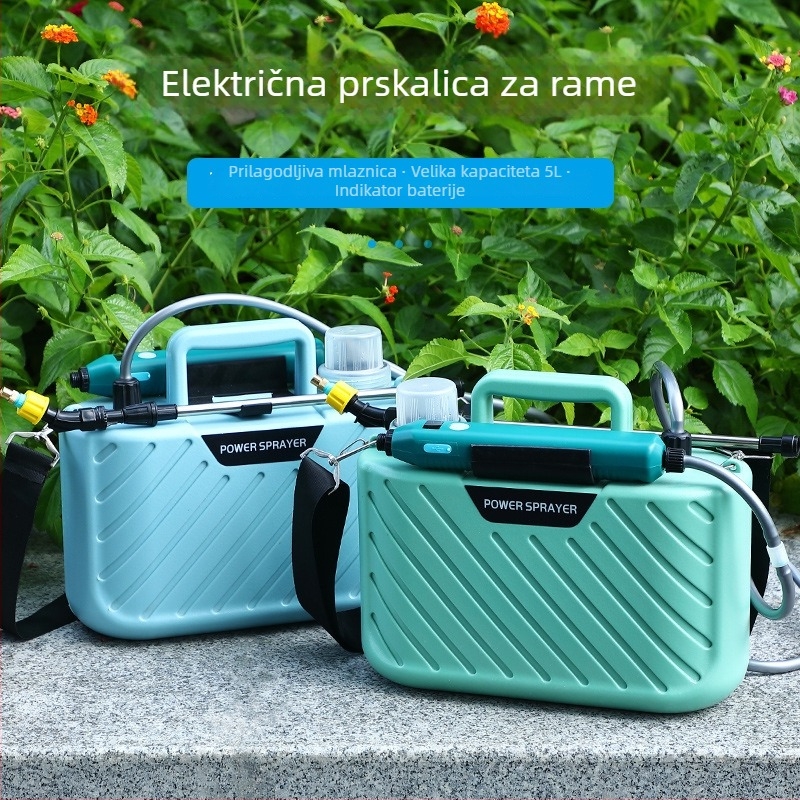 Električni prskalo s atomizirajućom mlaznicom, plastično kućište – Krish, za uređenje okoliša, kućno vrtlarenje i poljoprivrednu upotrebu
