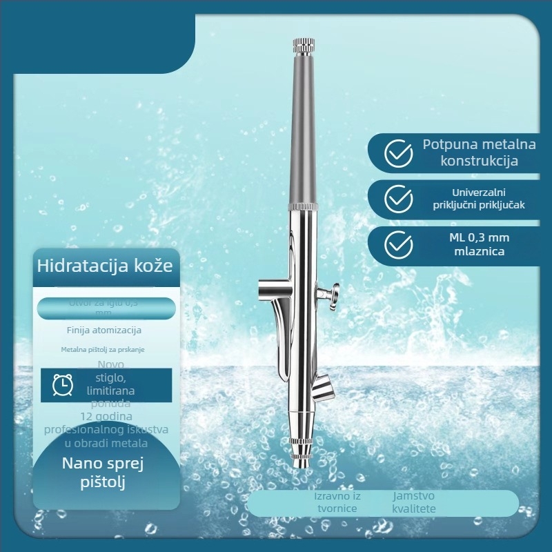 Vlažni raspršivač s ubrizgavanjem kisika, metalno kućište, univerzalni model, prekidač za upravljanje, maksimalna snaga 260kp
