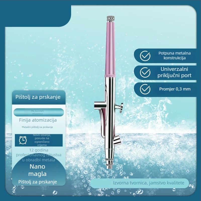 Vlažni raspršivač s ubrizgavanjem kisika, metalno kućište, univerzalni model, prekidač za upravljanje, maksimalna snaga 260kp