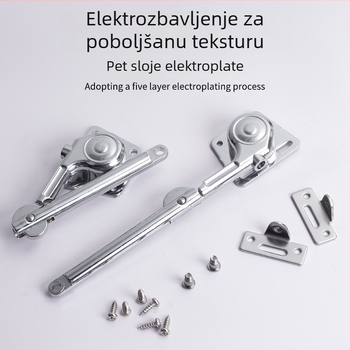 Left Steel cinkovito legirani Arbitrary Stop za ormariće i ladice, model 01A-Standard Type Fine Grain, moderni minimalistički stil