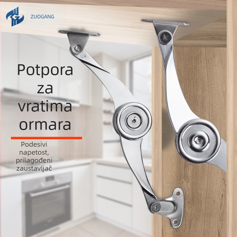 Left Steel cinkovito legirani Arbitrary Stop za ormariće i ladice, model 01A-Standard Type Fine Grain, moderni minimalistički stil