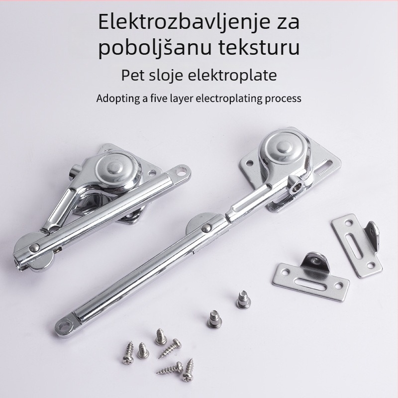 Left Steel cinkovito legirani Arbitrary Stop za ormariće i ladice, model 01A-Standard Type Fine Grain, moderni minimalistički stil