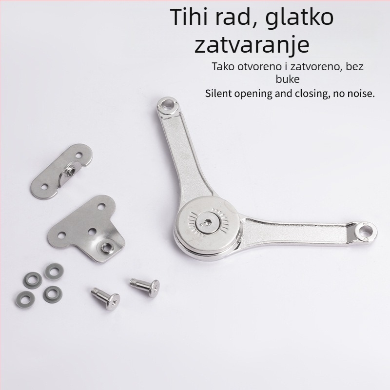 Left Steel cinkovito legirani Arbitrary Stop za ormariće i ladice, model 01A-Standard Type Fine Grain, moderni minimalistički stil