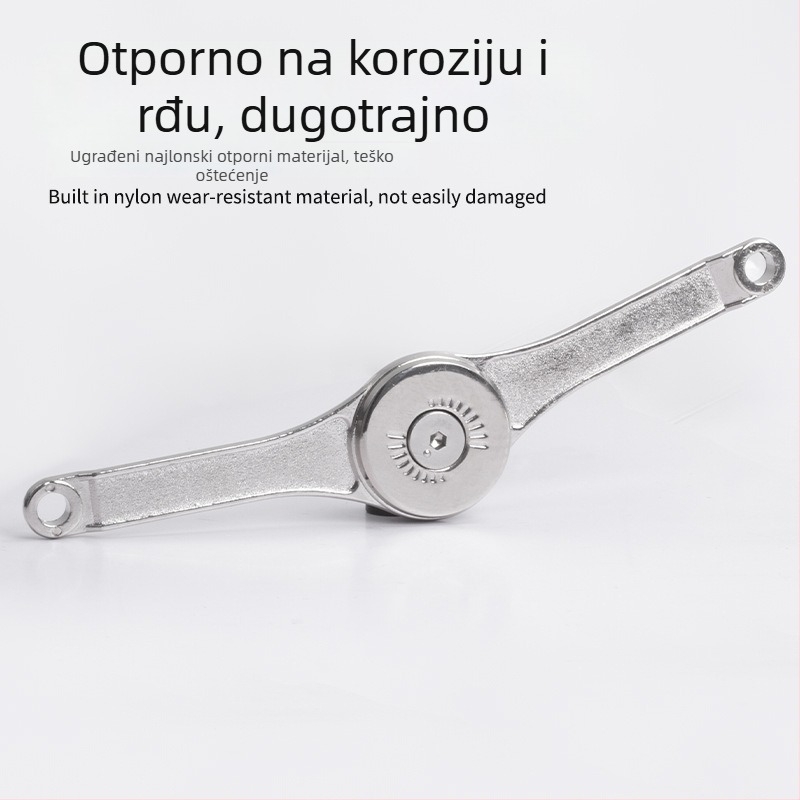 Left Steel cinkovito legirani Arbitrary Stop za ormariće i ladice, model 01A-Standard Type Fine Grain, moderni minimalistički stil