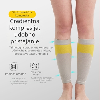 Kompresivni rukav za list, unisex, za trčanje, skakanje s užetom i fitness; materijal: najlon, poliester, spandeks