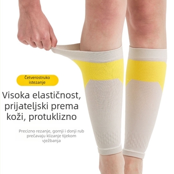 Kompresivni rukav za list, unisex, za trčanje, skakanje s užetom i fitness; materijal: najlon, poliester, spandeks