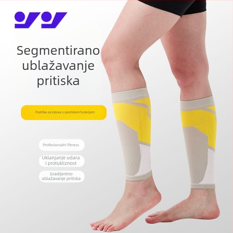 Kompresivni rukav za list, unisex, za trčanje, skakanje s užetom i fitness; materijal: najlon, poliester, spandeks