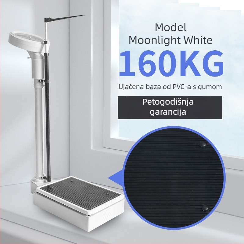 Visina i težina All-in-One vaga za odrasle i djecu, Model RTZ001, upravljanje gumbom, pametna vaga