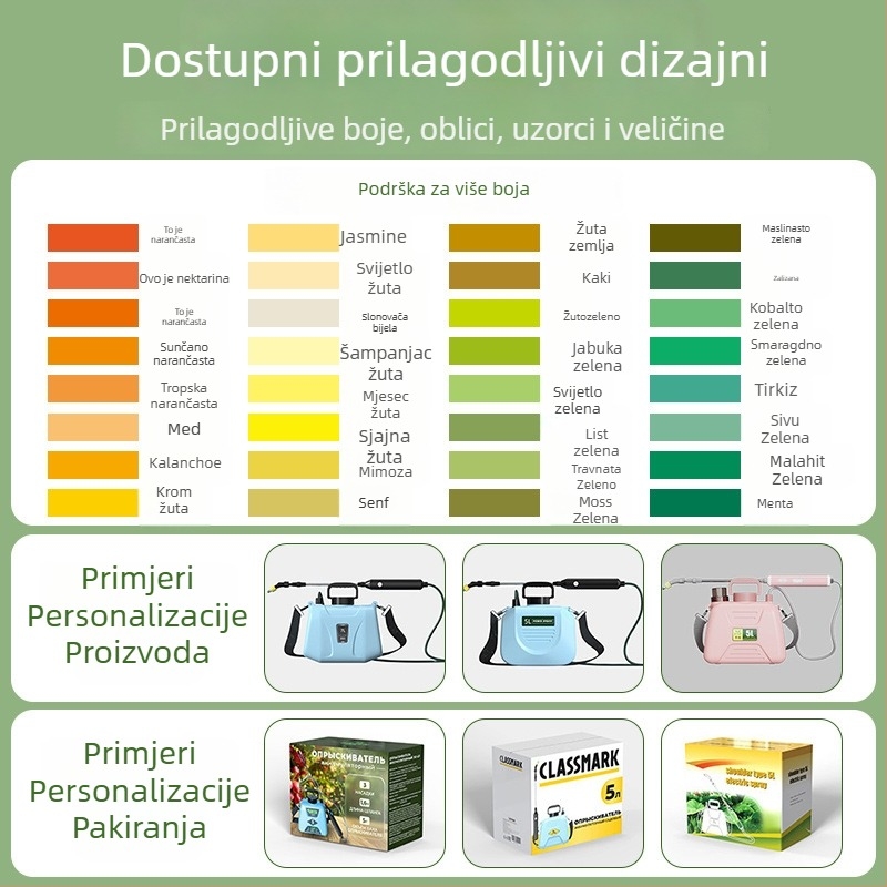 Dvostruko namijenjena posuda za zalijevanje — plastična, Pu guang, za vrt i zalijevanje cvijeća