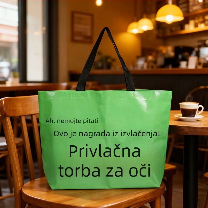 Ručna tkanа vreća od PP pletene s laminiranim prozirnim slojem, vodootporna, debljina 140, pogodna za skladištenje i pakiranje