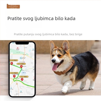 AirTag zaštitno kućište za kućne ljubimce, kožno, nošenje oko vrata, protiv gubitka, protiv ogrebotina, protiv trošenja