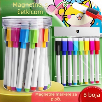 Liangzhi TZETBBB Dječji brisivi marker za ploču na bazi vode, 0,2 mm, plastično kućište