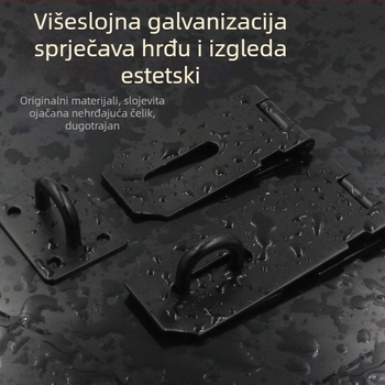 Nerđajući čelični kaiš zaključavanje za ormariće i ladice — Marke Dinit, Model 141654152, Pogodno za komode, vrata, ormariće, prozore, Stil: moderni jednostavnost, Materijal: nehrđajući čelik
