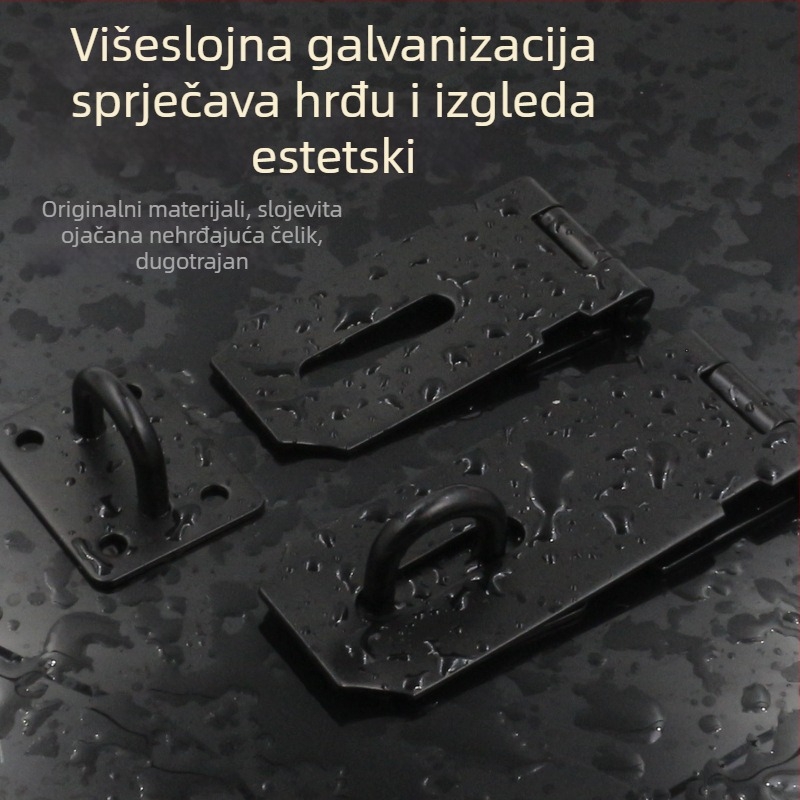 Nerđajući čelični kaiš zaključavanje za ormariće i ladice — Marke Dinit, Model 141654152, Pogodno za komode, vrata, ormariće, prozore, Stil: moderni jednostavnost, Materijal: nehrđajući čelik