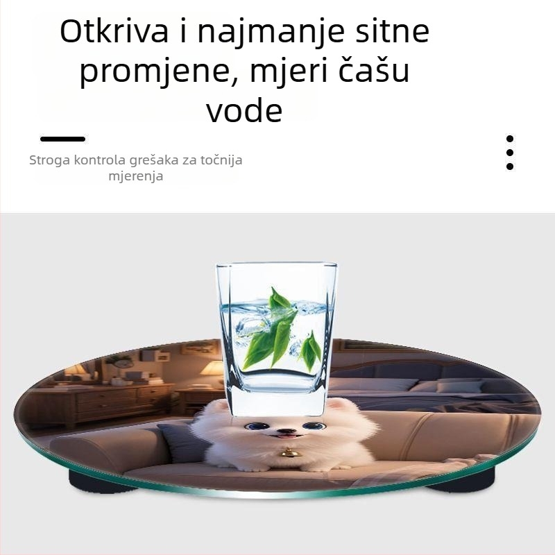 Kućna elektronička vaga za mjerenje tjelesne težine, sladak crtani dizajn, marka Zhang Zhe Factory, pogodno za odrasle