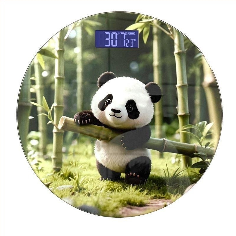 Kućna elektronička vaga za mjerenje tjelesne težine, sladak crtani dizajn, marka Zhang Zhe Factory, pogodno za odrasle