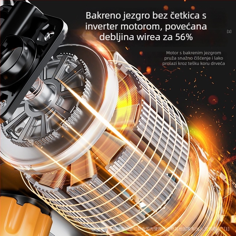 Bežični autopranje s mlaznicom visokog tlaka, 25V litijeva baterija, električni pojačivač vode