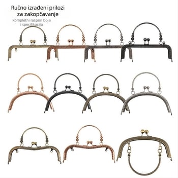 Yl metalni dodaci za torbe od cinkovog legura – geometrijski uzorak, otporni na potrese