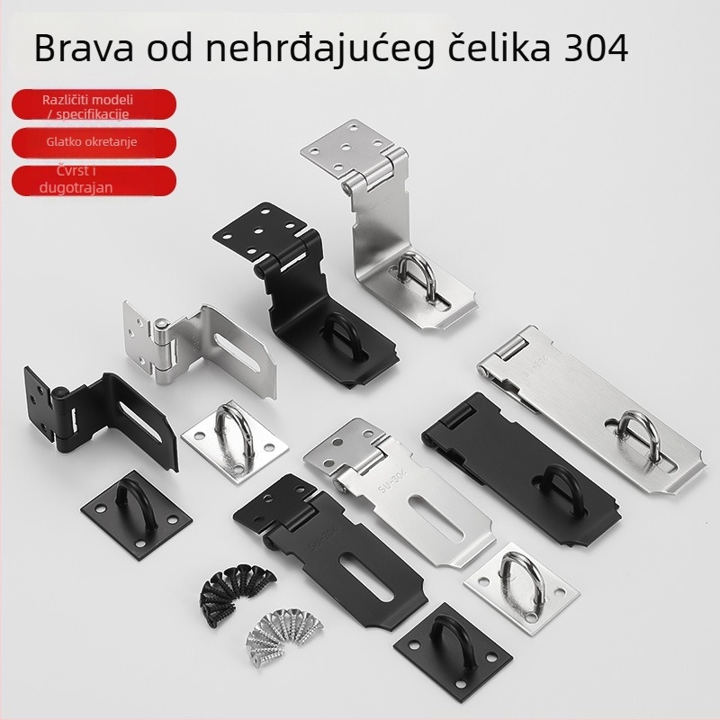 Brava za vrata ormarića od 304 nehrđajućeg čelika, model 002, Fire lele, polirana površina