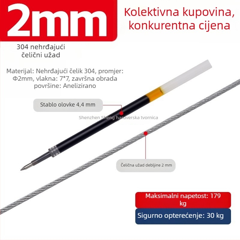 8-oblik dvostrano zaključna kopča za užad, cinkov legura, model Yc81, kod Y77990, lijevano