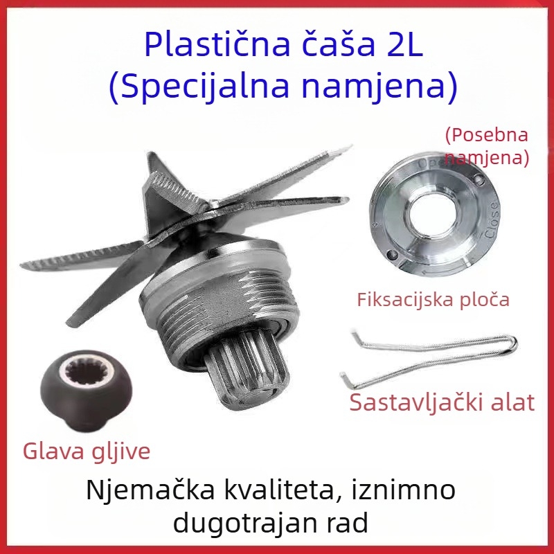 Set dodatne opreme za blender, model 010-767, pribor za sojino mlijeko, miješanje i mljeđenje, montaža potrebna